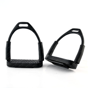 Meilleure vente Étriers Western en matériau solide Paire de fournitures d'équitation pour chevaux Support de pied confortable et sécurisé antidérapant - Product Image 1