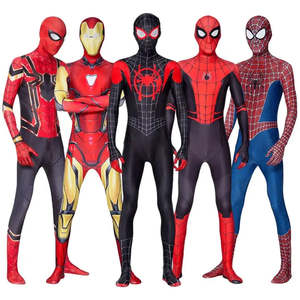 Disfraz de Spiderman de Marvel, Mono 3D con Máscara para Niños, para Halloween y Navidad, Diseño de Personaje Zombi - Product Image 1