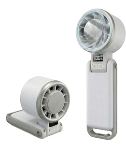 3-in-1 Handheld Neck Desk <b>Fan</b> with Ice Cooling 13500RPM Turbo 5 Speed <b>USB</b>-C Rechargeable for Summer - Product Image 1