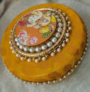 Ganesha Sweet Box Wedding Return Gift for Guest Bulk <b>Birthday</b> Party <b>Favor</b> Festival Event Corporate Nikah Gifting Dry Fruit Boxes - Product Image 5