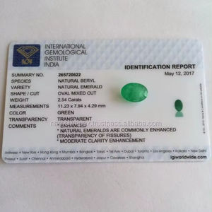 รูปไข่ IGI มรกตธรรมชาติ - Product Image 1