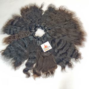 Paquetes de cabello crudo listos para enviar 100% cabello de color natural vietnamita mujeres negras Venta al por mayor Extensiones de cabello humano de trama Doble - Product Image 4