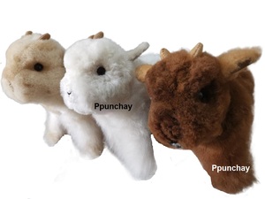 Juguete de alpaca bebé Ppunchay Perú, suave y agradable, lindo. - Product Image 2