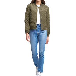 <b>Flight</b> Style Slim Fit Windbreaker Soft Padded Female <b>Jacket</b> for Daily Wear Customized Logo and Size Available Bulk Wholesale - Product Image 3