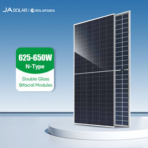 Fournisseur direct d'usine Ja 625w 630w 635w 640w 645w Panneaux solaires qui suivent le <span class=keywords><strong>soleil</strong></span> Panneaux solaires monocristallins bifaciaux <span class=keywords><strong>de</strong></span> type N - Product Image 1