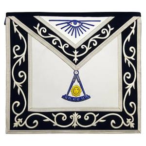 Venta al por mayor de moda bordado a mano maestro DELANTAL cuero hecho a mano masónico Regalia Jeweled Pet collares de fabricación - Product Image 5