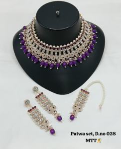 Rose Gold Plated Ethnic Zinc Alloy Cubic Zircon Crystal Dangle Drop <b>Choker</b> Wedding Party Necklace & Earrings Set for Women - Product Image 5