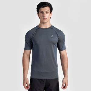 Camiseta Gris Deportiva para Gimnasio, Ropa de Gimnasia - Product Image 2