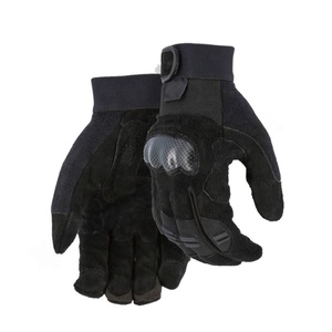 Guantes de trabajo para máquinas de servicio pesado Knucklehead Mechanics Guante Palm and Impact Knuckle Guard Cuero de vaca con cuero de vaca PK - Product Image 2