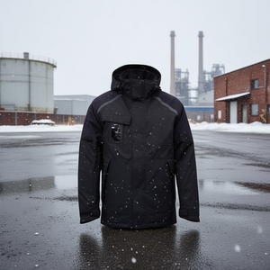 เสื้อกันฝน ELKA RAINWEAR รุ่น XTREME สีดำ สำหรับทำงานในฤดูหนาว - Product Image 3