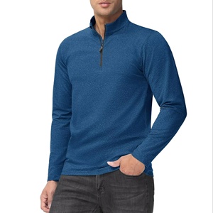Polo de manga larga con cierre y cuello alto, ropa profesional de golf y elegante para hombre, polo transpirable de alta calidad. - Product Image 4