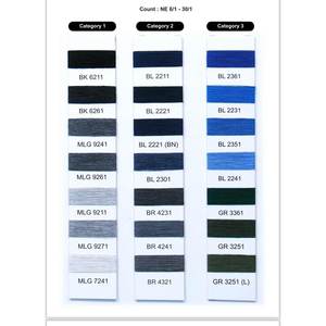 100% hilos teñidos de algodón para tejer y tejer - Product Image 1