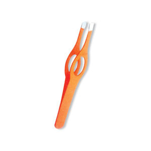 Pinzas para desplumar el pelo de las cejas impresas recubiertas de papel elegante con el mejor diseño Mango cómodo Logotipo personalizado Tendencia puntiaguda - Product Image 4