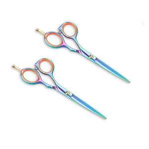 2PCS 5.5 "6" 6.5 "7" Ciseaux à cheveux professionnels Ciseaux de coiffeur Outil de coupe et d'amincissement Ciseaux de coiffure - Product Image 1