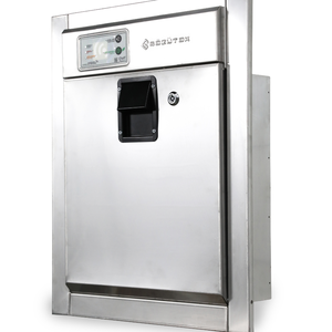 Puerta de Acero Inoxidable para Basura y Ropa Sucia, Manual, Moderna, con Prevención de Incendios, para Baño, Apartamento y Uso Interior en Hoteles - Product Image 2