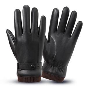 Gants d'équitation d'hiver élégants pour hommes et femmes en cuir véritable de haute qualité, chauds et isolés pour un usage quotidien - Product Image 6