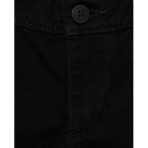 กางเกงชิโนผ้ายืดสีดำสไตล์คลาสสิกสำหรับเด็กผู้หญิงกางเกงชุดนักเรียนสำหรับฤดูร้อนฤดูหนาวผ้าฝ้ายโพลีเอสเตอร์แขนสั้น - Product Image 4