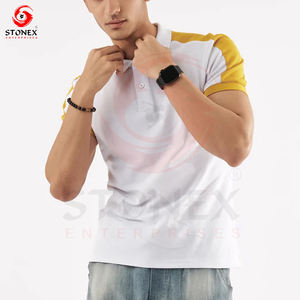 Polo d'été à la mode T-Shirt Casual Men's Shirt Breathable Short Sleeved Sports Cotton Streetwear Polo T Shirt - Product Image 4