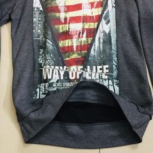 Vente en gros personnalisé 320G sweat-shirt pour hommes poids moyen imprimé coton Poly pull unisexe polaire pull à col rond doublé tricoté - Product Image 4