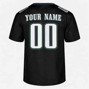 Camiseta Deportiva Personalizada de Fútbol Americano, Manga Corta, Transpirable, Absorbe la Humedad, Spandex/Poliéster, Tallas Grandes, Todas las Temporadas - Product Image 5