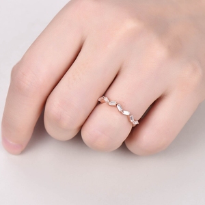 Bague en or au look incroyable 18 carats, diamant, nouveau design de luxe, bagues en or massif avec de vrais diamants - Product Image 5