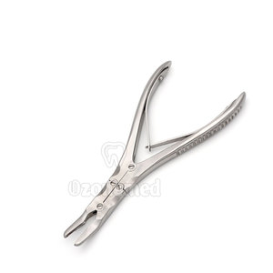 Mandíbulas afiladas manuales reutilizables de acero inoxidable para huesos quirúrgicos dentales para un recorte preciso de huesos - Product Image 6