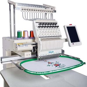Machine à broder commerciale à 2 têtes et 15 aiguilles avec zone de broderie 13x20, écran tactile 10 pouces, positionneur laser, facile à utiliser, neuve - Product Image 1