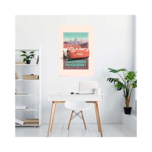 Vintage Pixar Cars <b>Poster</b> Paper Wall Decor - Product Image 5