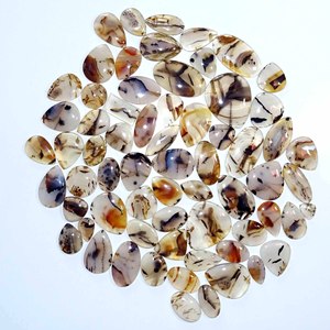 Quartz de Montana naturel, cabochon, pierre précieuse en vrac, forme mixte, vente en gros, matériaux pour la fabrication de bijoux - Product Image 5