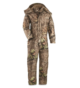 Vêtements de chasse pour hommes, veste et pantalon de chasse compatibles avec sangle de sécurité, doublure en polaire, silencieux, chaud, résistant à l'eau - Product Image 1