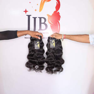 100% ผมแท้แบบชาวอินเดียมัดผมมนุษย์สองชั้น - Product Image 1