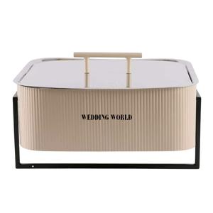 Pot en métal de forme carrée Casserole faite à la main de qualité supérieure Meilleure vente Dernière arrivée Dessus de table Pot en métal en gros - Product Image 3