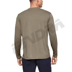 เสื้อแขนยาวสำหรับผู้ชายแห้งเร็วชุดออกกำลังกายผ้ายืดสำหรับตกปลาชุดออกกำลังกายกลางแจ้งแบบลำลอง - Product Image 3