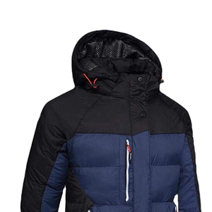 Veste bouffante en laine style High Street pour hommes rembourrage épais manteau à bulles d'hiver coquille de lin solide avant OEM service disponible - Product Image 5