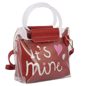 กระเป๋าสะพายไหล่เด็กผู้หญิง 001 - สีน้ำตาลแดง - Product Image 1