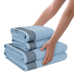 Serviette de Bain en Coton Durable 100x150 cm, Personnalisable avec Logo Brodé ou Imprimé, pour Usage Domestique, Hôtelier et Spa, Vente en Gros - Product Image 1