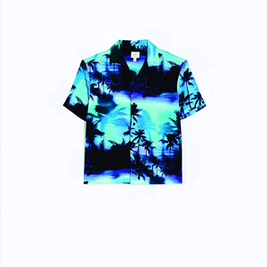 เซ็ตเสื้อพิมพ์ลายฮาวายแฟชั่นสำหรับผู้ชายเสื้อและกางเกงขาสั้นลำลองแขนสั้นฤดูร้อน - Product Image 5