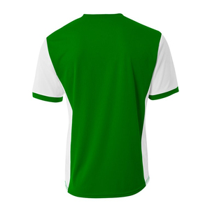 เสื้อฟุตบอลผ้าโพลีเอสเตอร์ของผู้ชายแห้งเร็วระบายอากาศได้ดี100% ใหม่ออกแบบได้ตามต้องการ - Product Image 2