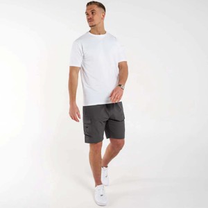 Short de rue cargo pour homme-Grandes poches, coton robuste, équipement de plein air - Product Image 1