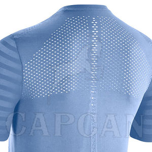 Camisetas para correr de manga corta para entrenamiento de gimnasia de poliéster 100% para mujer, ropa de calle personalizable con logotipo de marca propia - Product Image 6