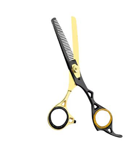 กรรไกรตัดผมสเตนเลสสตีลคุณภาพสูง สำหรับช่างทำผม กรรไกรตัดแต่งทรงผม กรรไกรซอยผม - Product Image 3