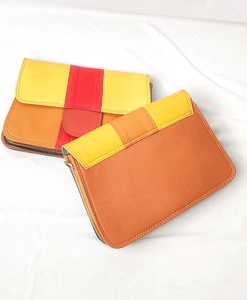 New Western Stylish Multi Recycled Leather Stubby Color <b>Sling</b> Bag High Quality Leather Handbag Colourful Women Side <b>Sling</b> Bags - Product Image 2