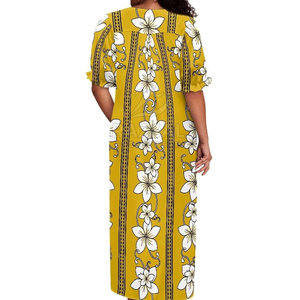 Vente en gros de robes Mumu de qualité supérieure pour femmes, robes Mumu légères à manches courtes pour femmes - Product Image 3