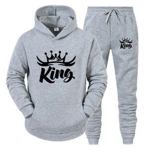 Trajes Deportivos con Capucha para Hombre, Invierno, para Gimnasio, Color Sólido, Logotipo Personalizado, Servicio OEM, 100% Algodón, Ligeros y Transpirables, Venta al Por Mayor - Product Image 3