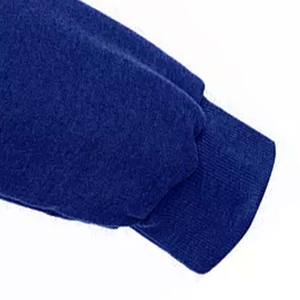 Venta al por mayor de las mujeres de moda sudaderas de invierno 100% de algodón de cuello redondo Casual Zip Drop Shoulder Cropped impermeable con capucha frontal - Product Image 4