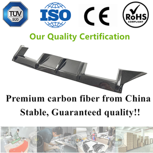 High Quality MP Style Lightweight Carbon Fiber <strong>Diffuser</strong> <strong>3</strong> Fins Rear Bumper Lip for BMW G87 M2 - Product Image 2