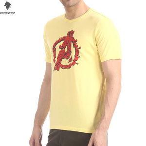 เสื้อยืดผ้าฝ้าย100% สำหรับผู้ชายเสื้อคอกลมระบายอากาศสไตล์ฮิปฮอปแบบทึบและเทคนิคการย้อมสีพื้น - Product Image 2