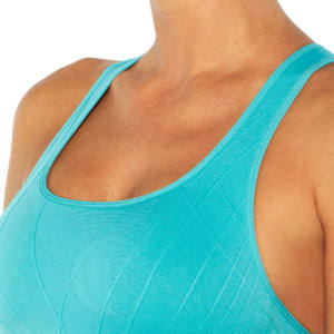 Soutien-gorge de sport design personnalisé soutien-gorge de sport respirant dernière conception soutien-gorge de sport de couleur unie de qualité supérieure pour les femmes - Product Image 5