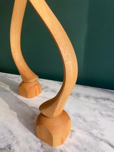 LOW quantité minimale de commande Farmhouse Pillar Taper Bougeoirs en bois naturel Fait à la main Écologique Durable pour la décoration intérieure Noël Pâques - Product Image 4