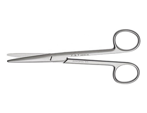 Tijera de disección Mayo Stille, cuchillas biseladas curvas, tijeras de vendaje quirúrgico de acero inoxidable de 14 cm, tijeras de disección de corona - Product Image 3